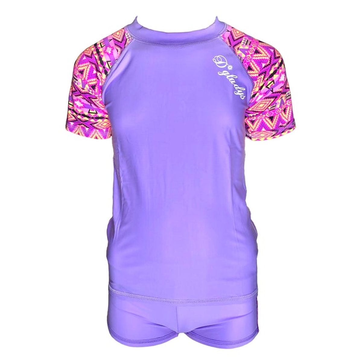 GENERICO - Conjunto Niña Manga Corta Color Lila GL-42