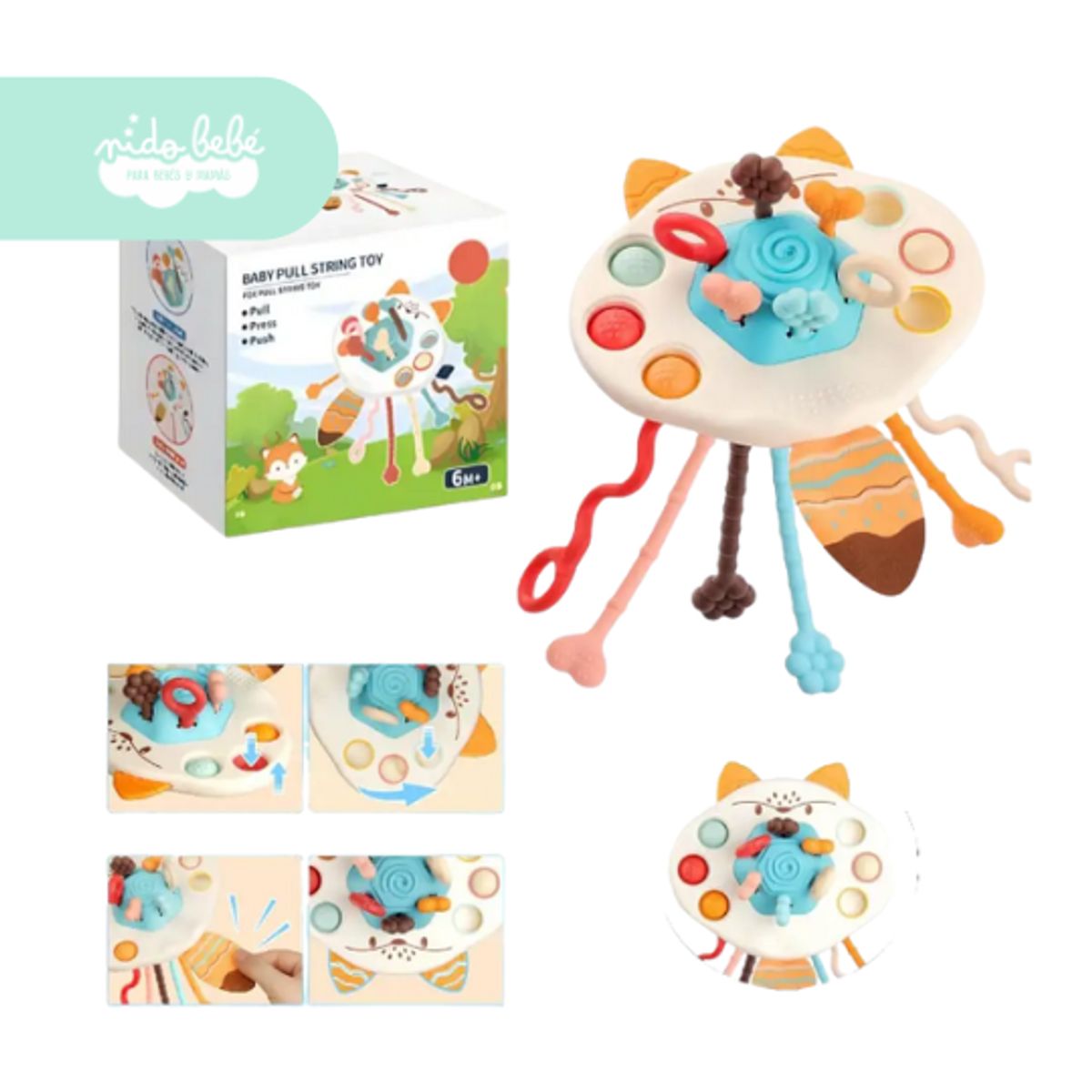 BABY - juguete Montessori con cuerdas para bebés