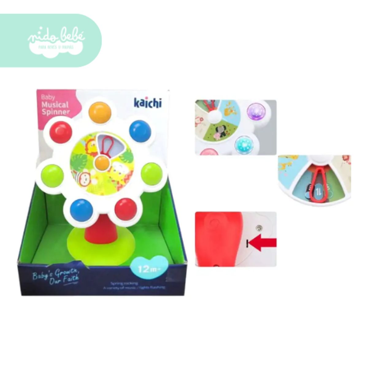 BABY - spinner musical para bebés