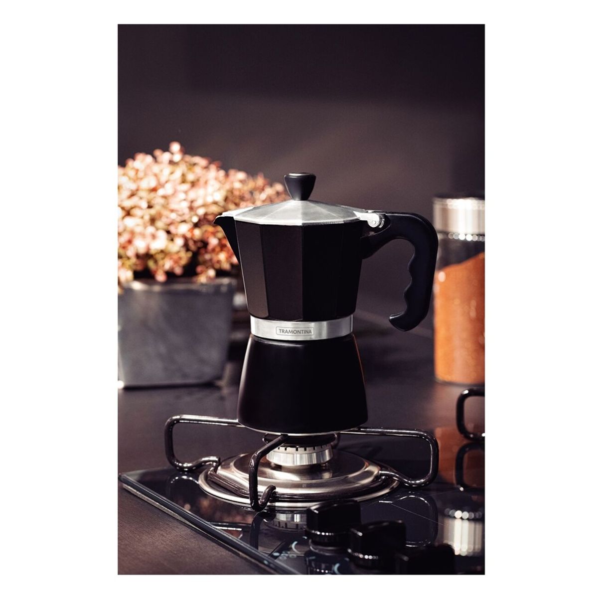 TRAMONTINA - CAFETERA EXPRESSO ITALIANA TRAMONTINA NEGRO 320 ML