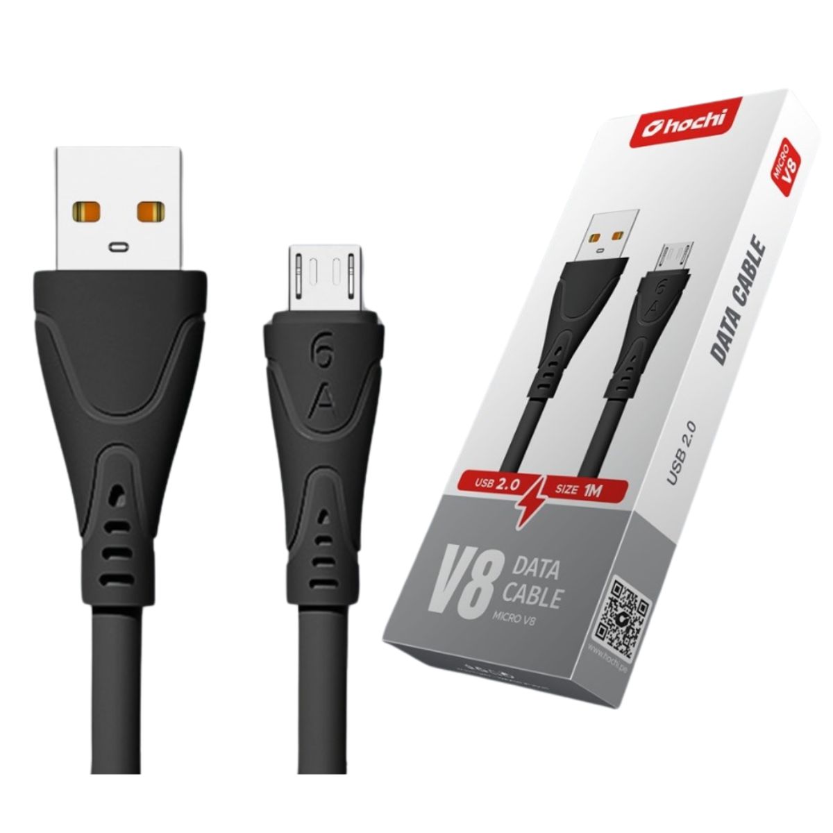 GENERICO - CABLE USB - MICRO USB V8 1 METRO PARA DATOS Y CARGA
