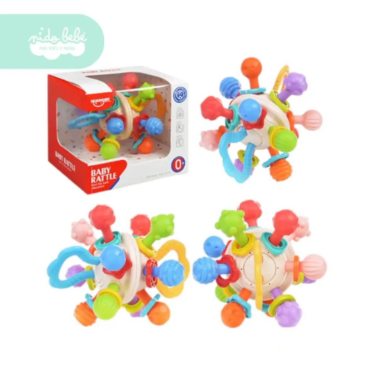 BABY - juguete sensorial con mordedor para bebés