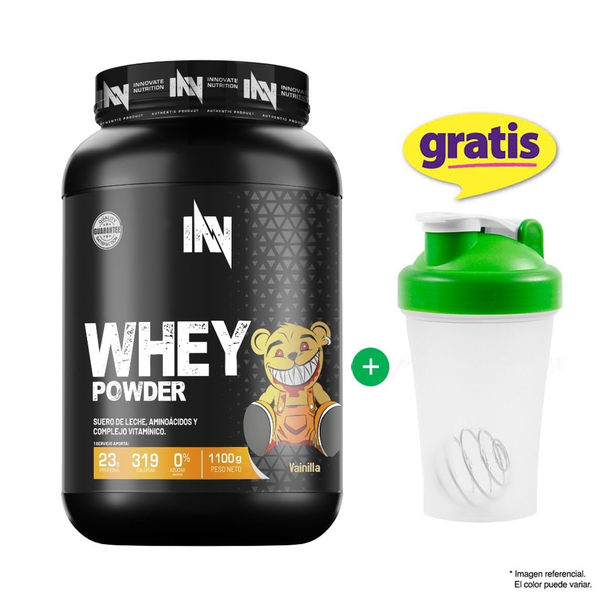 UNIVERSE NUTRITION - INN WHEY POWDER 1.1 KILOS CHOCOLATE + SHAKER