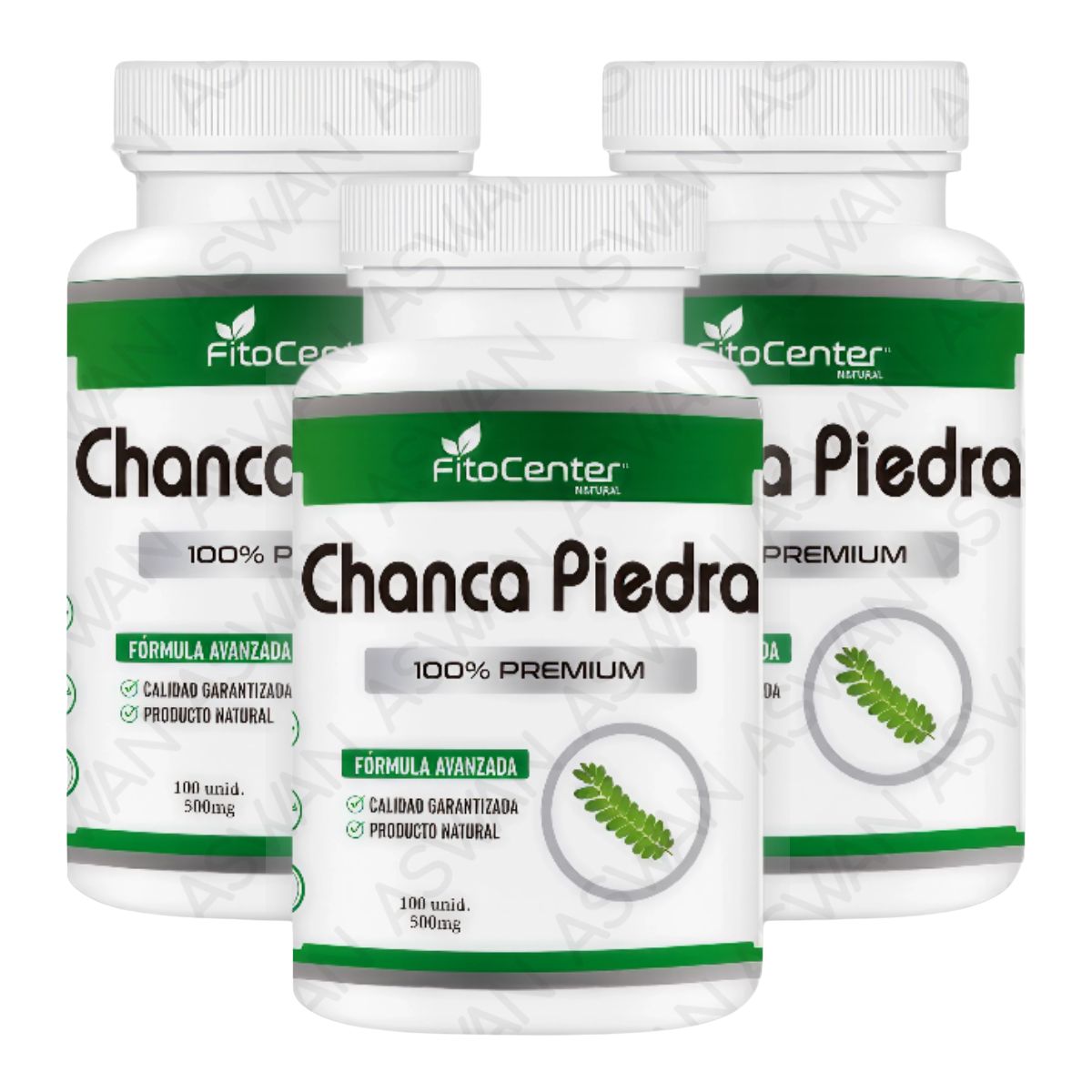 GENERICO - Pack de 3 Chanca Piedra Formula Avanzada  100 unidades  500mg