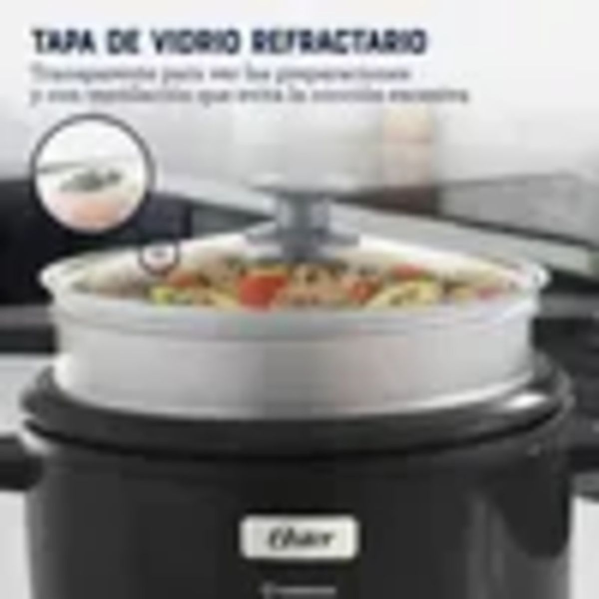 OSTER - Olla Arrocera Antiadherente 1.8 Litros CKSTRC10DFBLK53C
