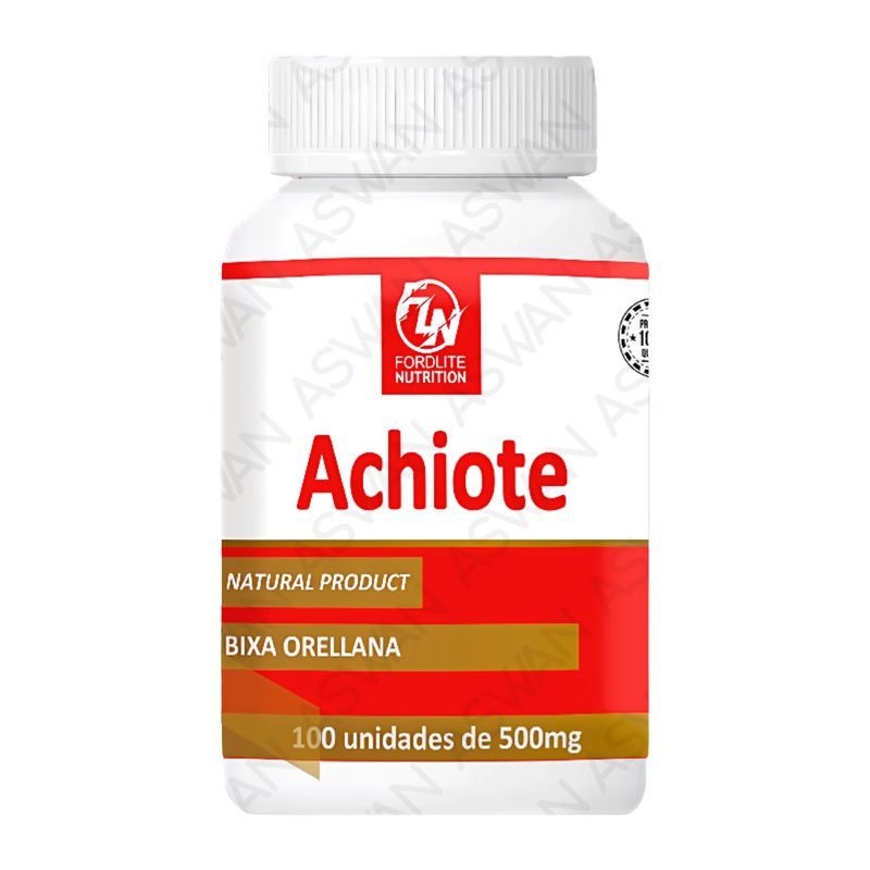 GENERICO - Achiote Bixa Orellana  100 unidades  500mg