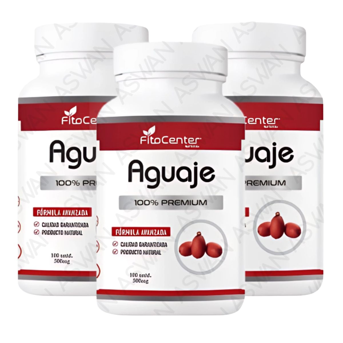 GENERICO - Pack de 3 Aguaje Formula Avanzada  100 unidades  500mg