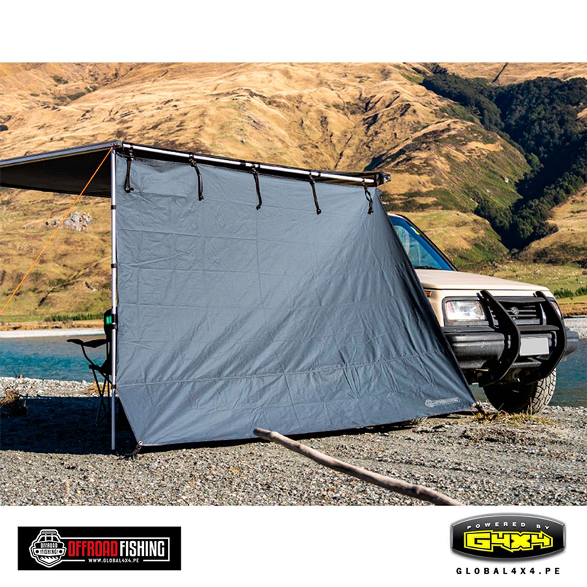 POWERED BY G4X4 GLOBAL 4 X 4 PE - MURO EXTRA 2 X 2.9 MTS PREMIUM IMPERMEABLE OFFROAD FISHING