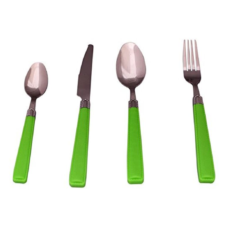 GENERICO - Set De Cubiertos X24 Piezas Acero Inoxidable Elegante