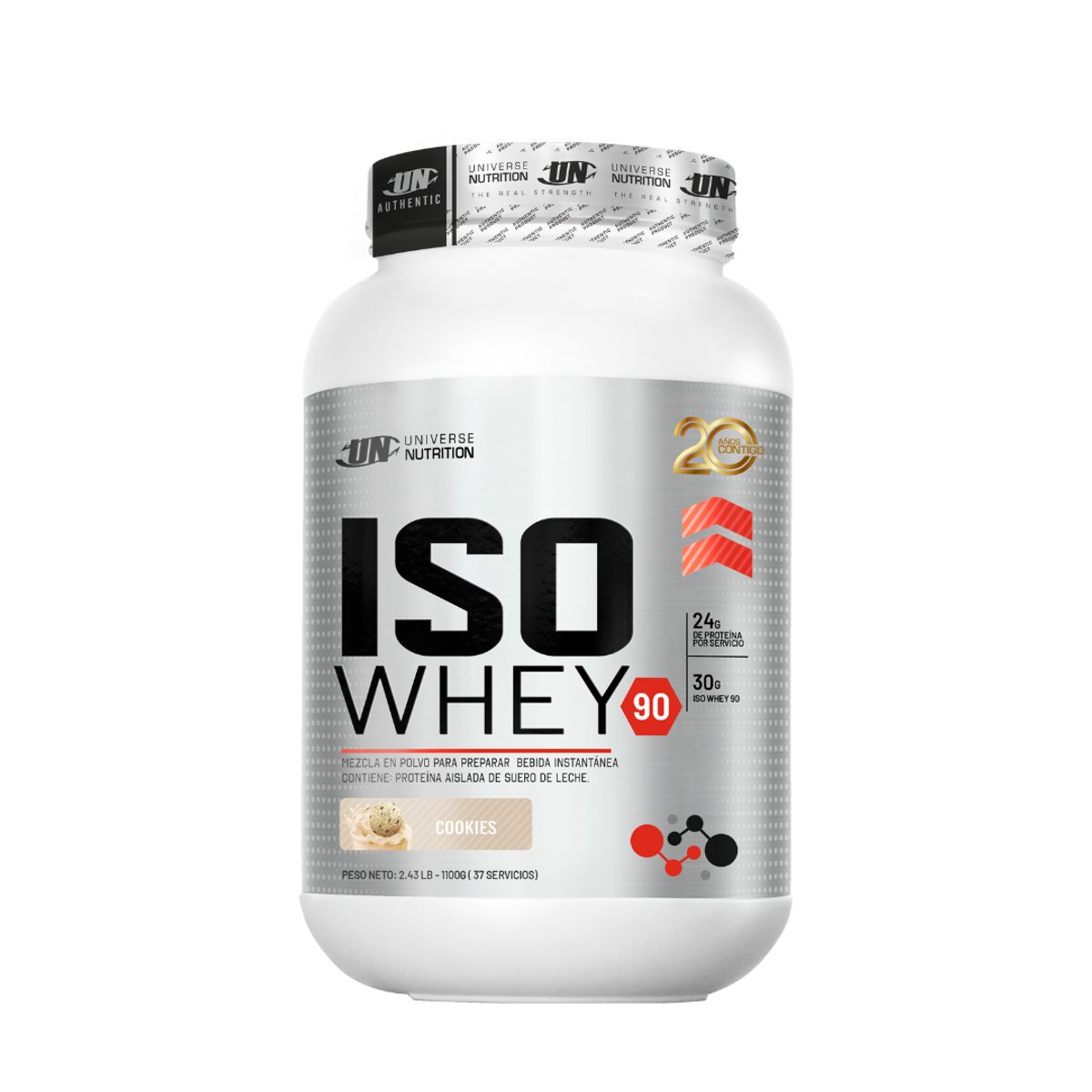 UNIVERSE NUTRITION - Iso Whey 90 1.1 kg cookie and cream + Creatina ADN 250 g