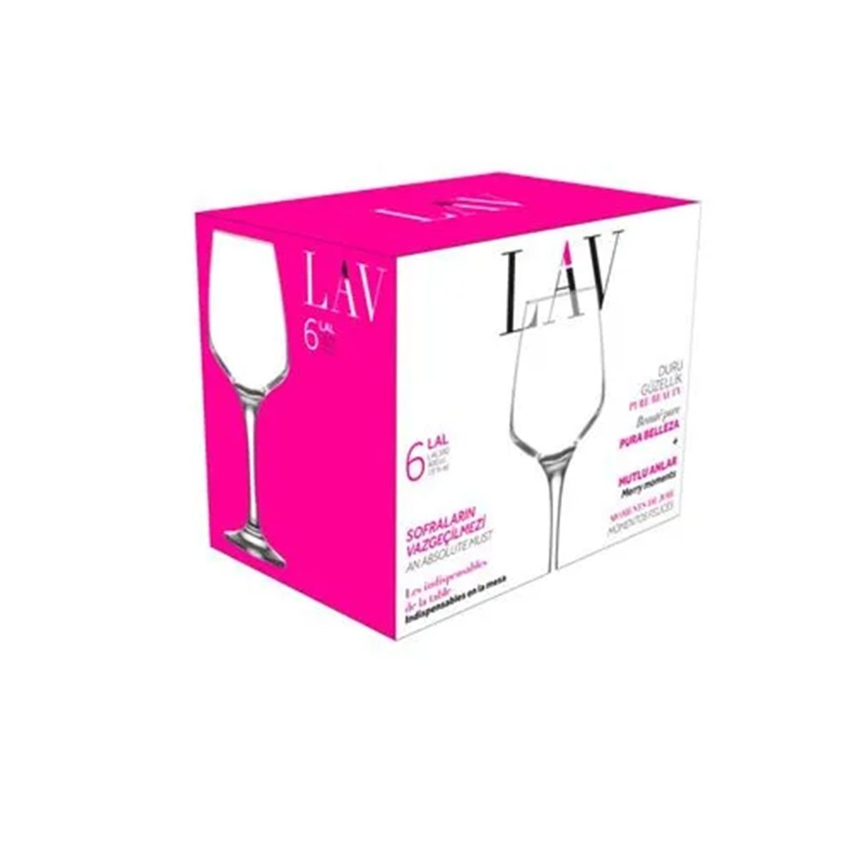 LAV - SET X 6 COPAS ALL PURPOSE LAV 400 CC