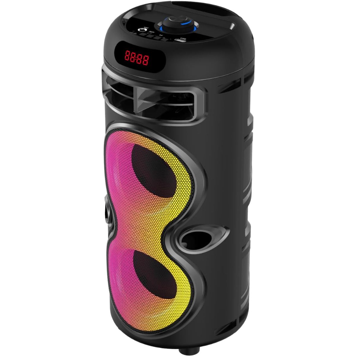 GENERICO - Parlante Bluetooth con Luces LED ZQS42107