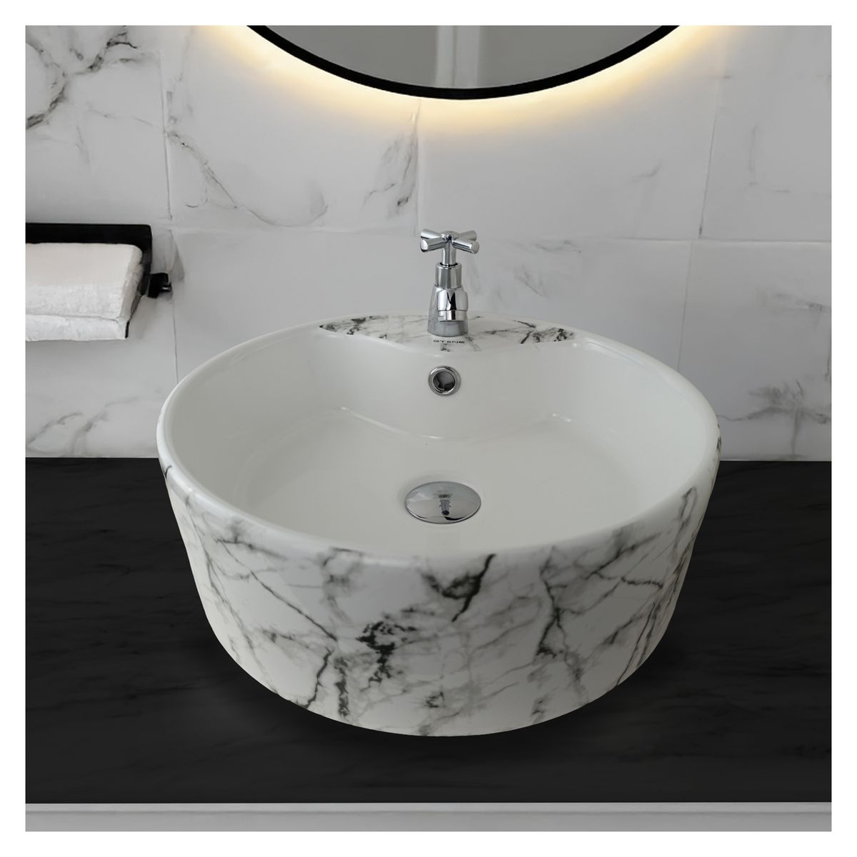 STONE - LLAVE P LAVATORIO ALINA ST-04 CROMADO STONE