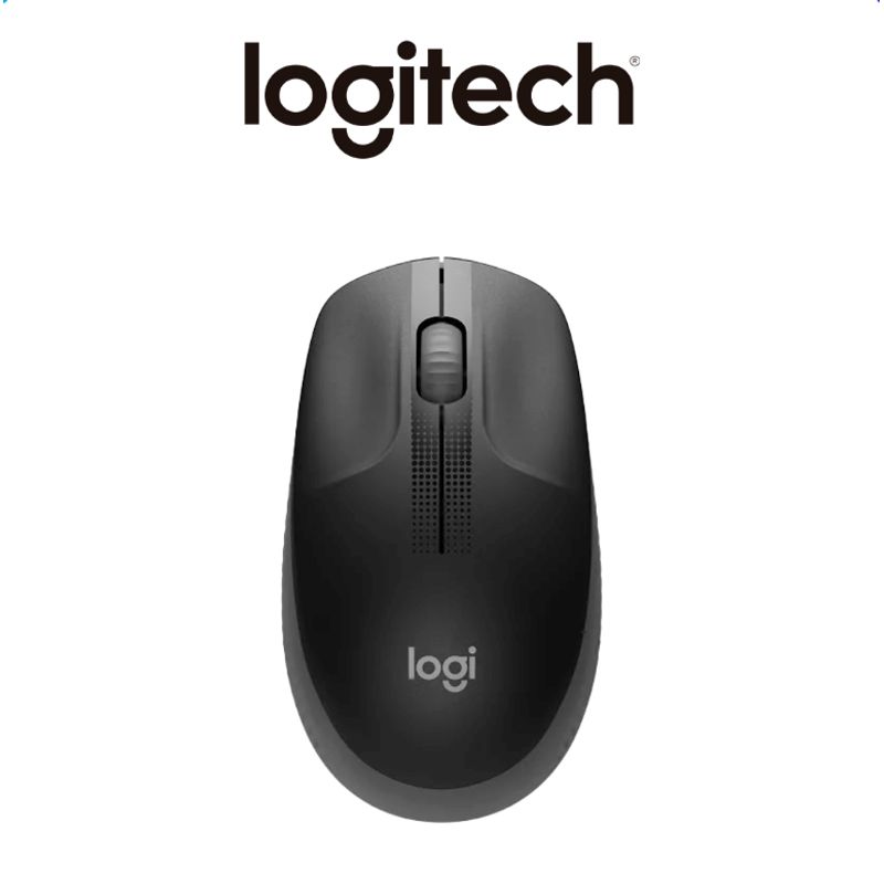LOGITECH - Mouse Inalambrico LOGITECH M190 FULL-SIZE CHARCOAL