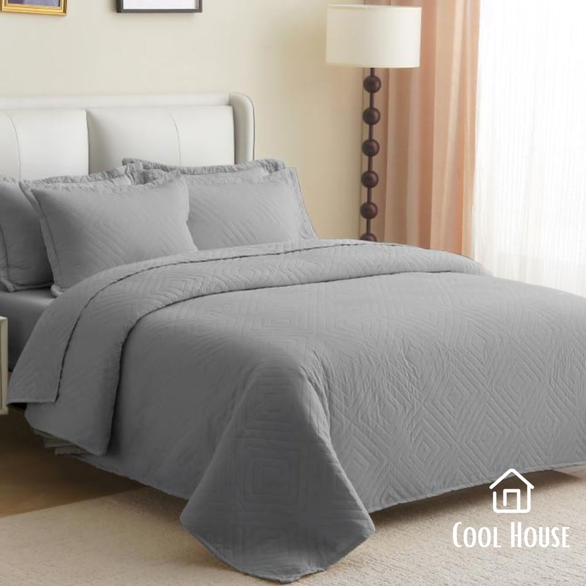 GENERICO - Kit de cubrecama Cool House Melania antialérgico