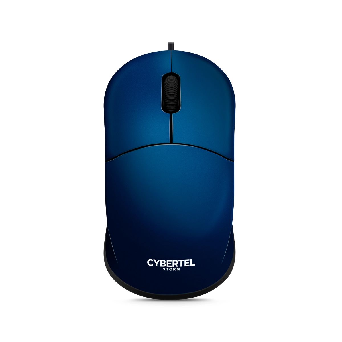 CYBERTEL - Mouse Oficina Alambrico 1000DPI Azul Cybertel StormX CYB M103X
