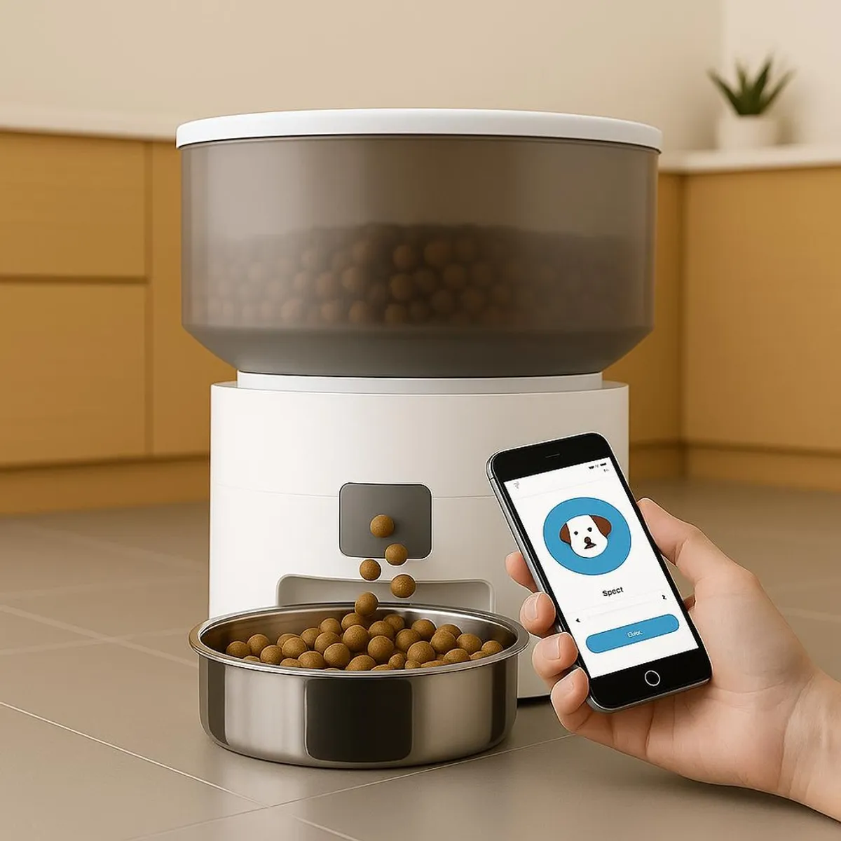 GENERICO - Alimentador Automatico Mascota Práctico 3 Litros