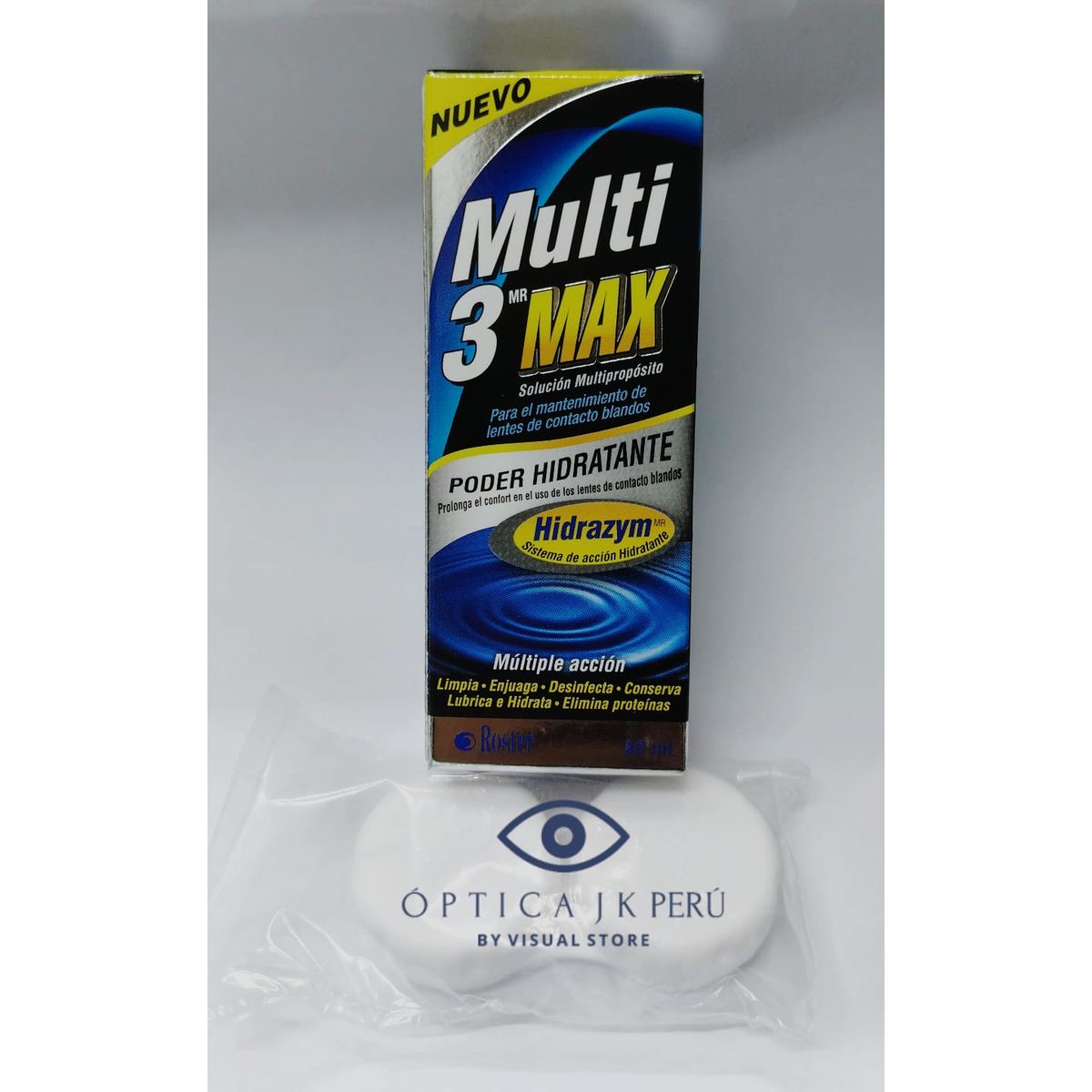 JK - Liquido Para Lente De Contacto Multi-3 Max 60 ml
