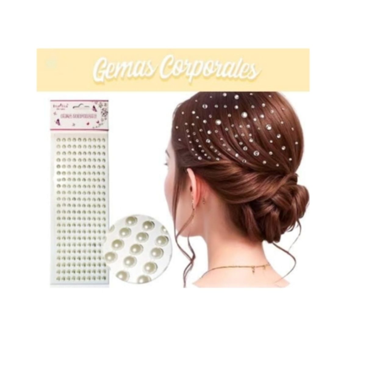 GENERICO - Adhesivos decorativos para el cabello u rostro