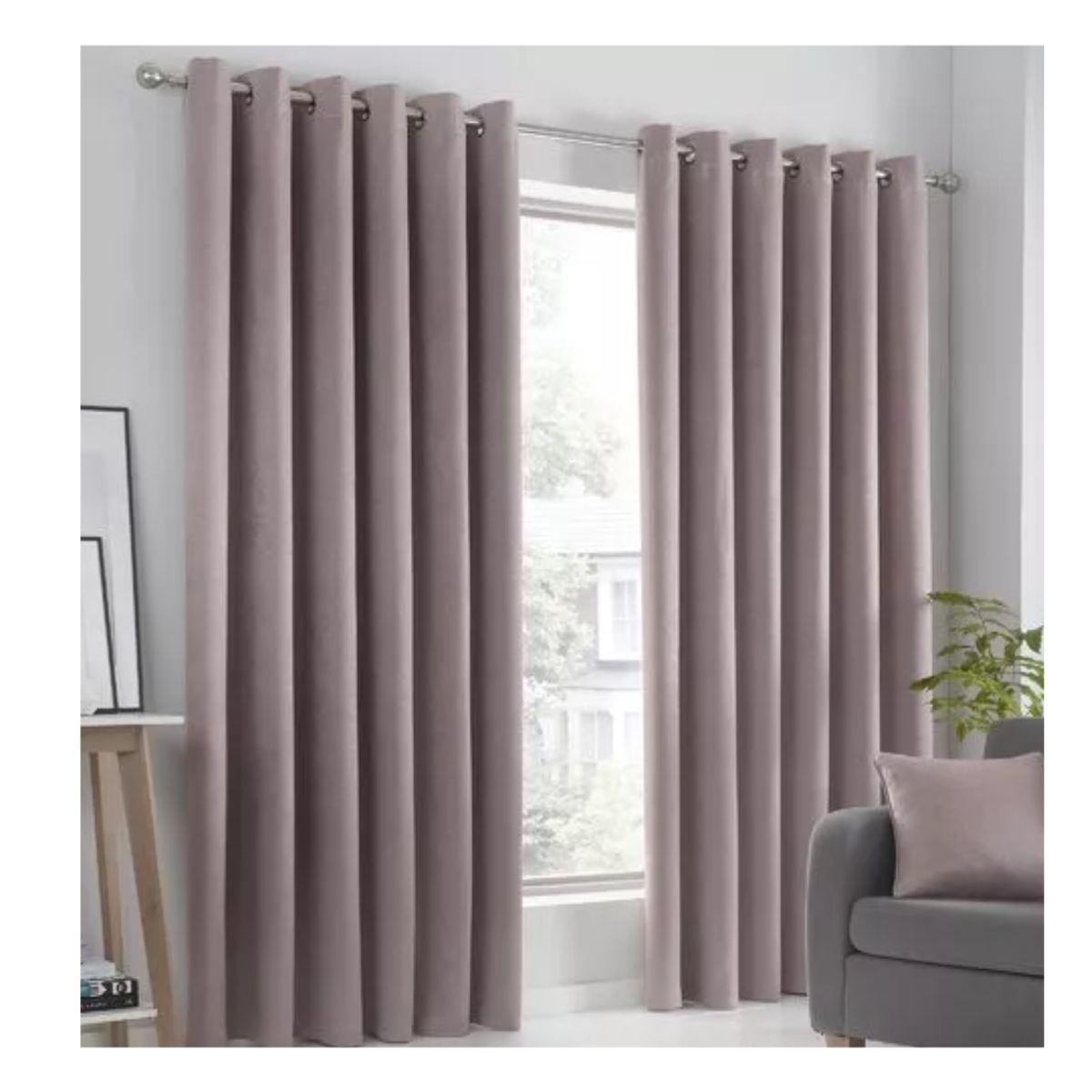 GENERICO - CORTINA CON ARGOLLA PARA VENTANA