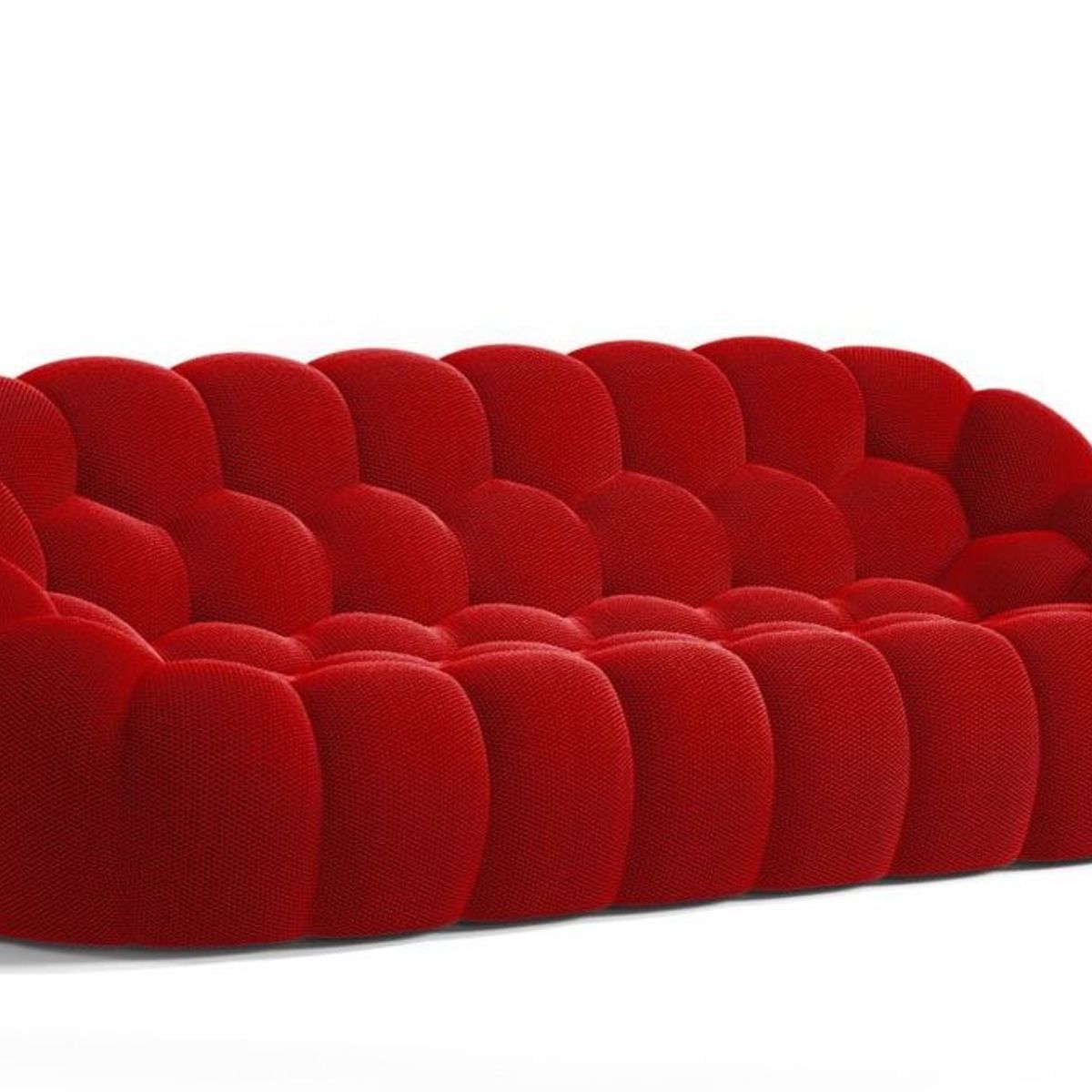STIL NOVO - SALA SOFA LORENA ROJO