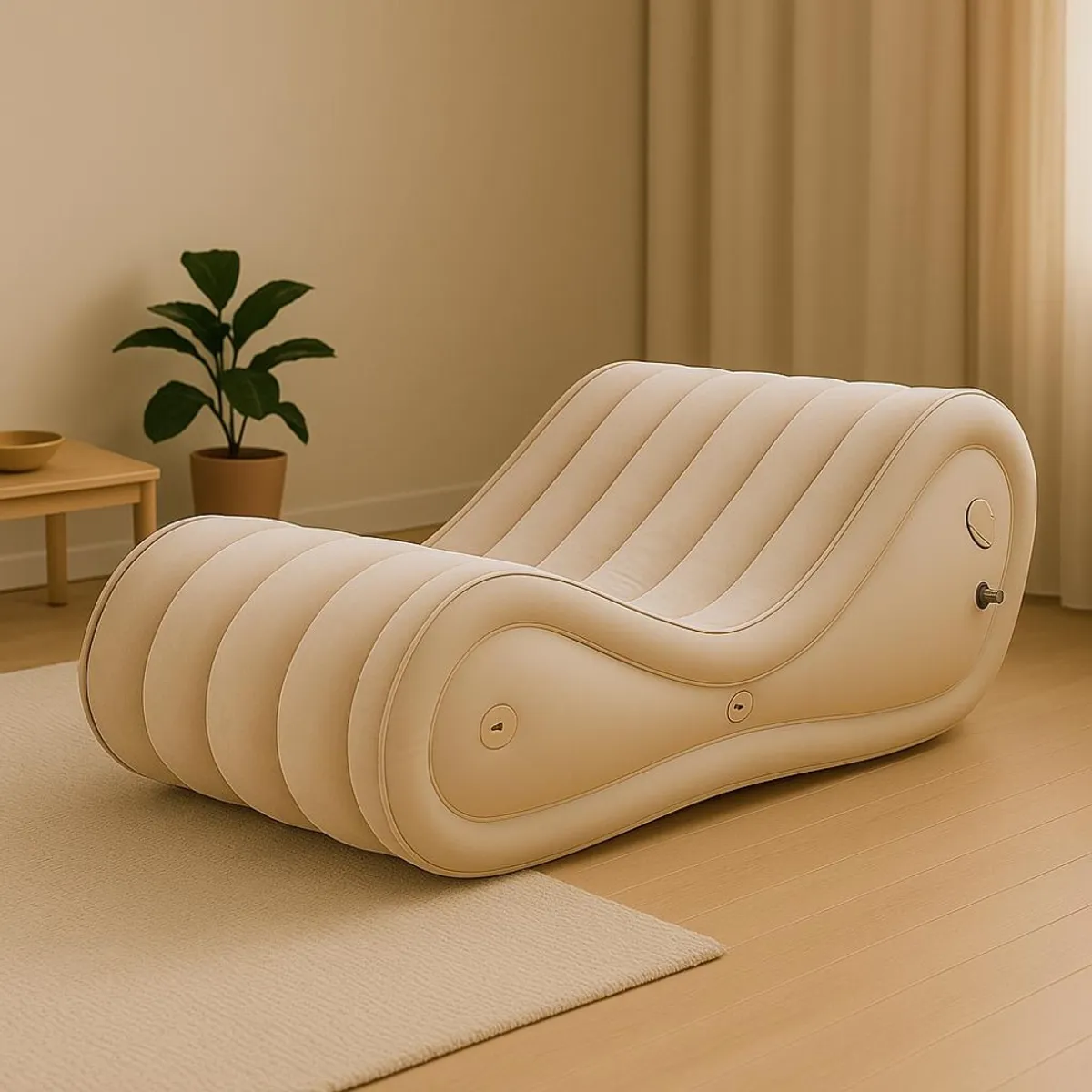 GENERICO - Sofa Inflable de Relajación Tántrico Beige