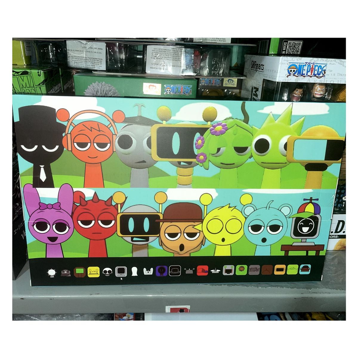 GENERICO - Calendario de Adviento Mini Figuras Sprunki Incredibox Set 48 Personajes al Azar