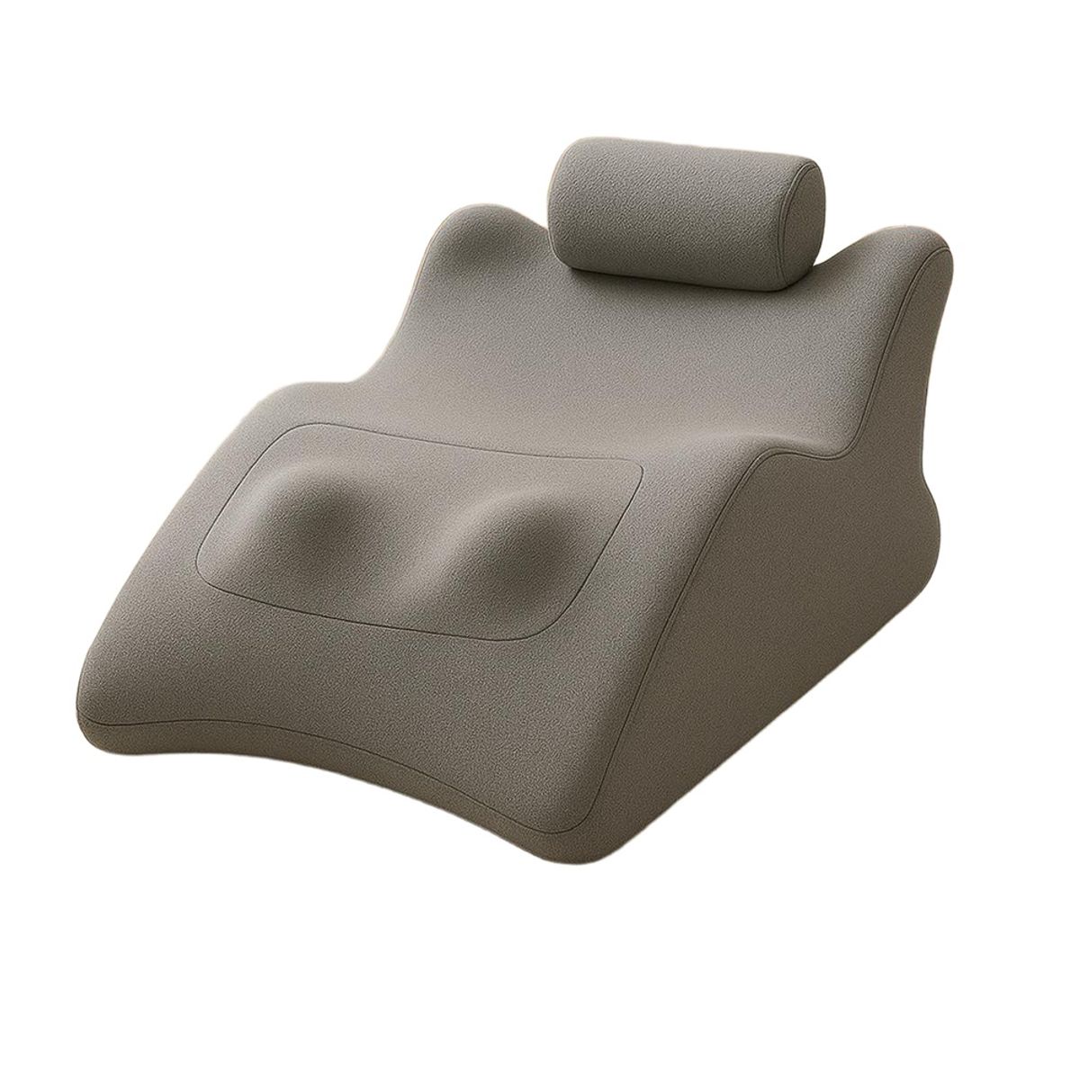 GENERICO - Cojín Anti Stress Ergonómico Masajeadora y Terapia de Calor Gris