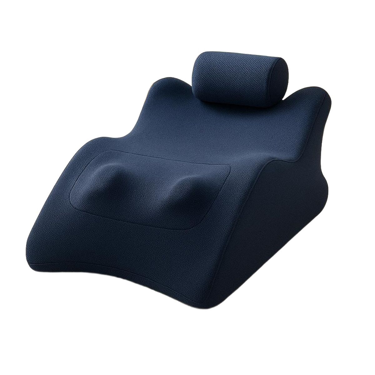 GENERICO - Cojín Anti Stress Ergonómico Masajeadora y Terapia de Calor Azul