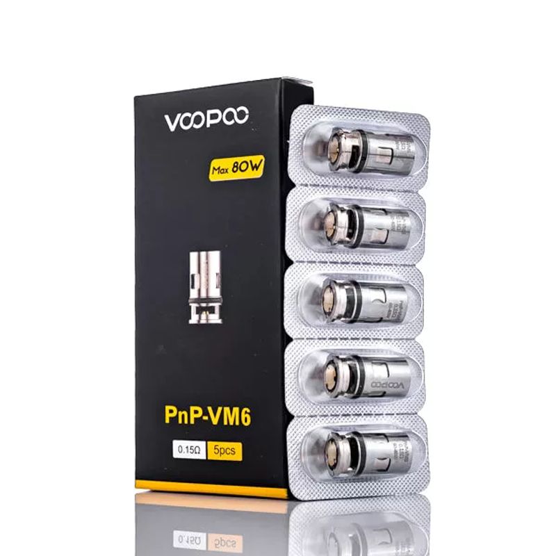VOOPOO - Resistencia Voopoo PnP-VM6 de 0.15 ohm - Caja por 5 unidades