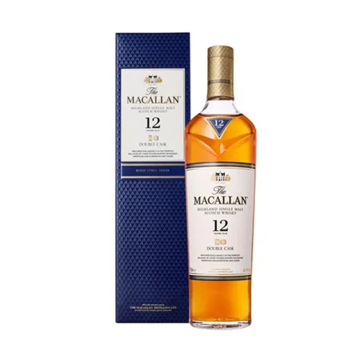 MACALLAN - Whisky Double Cask Matured 12 Años Botella 700ml