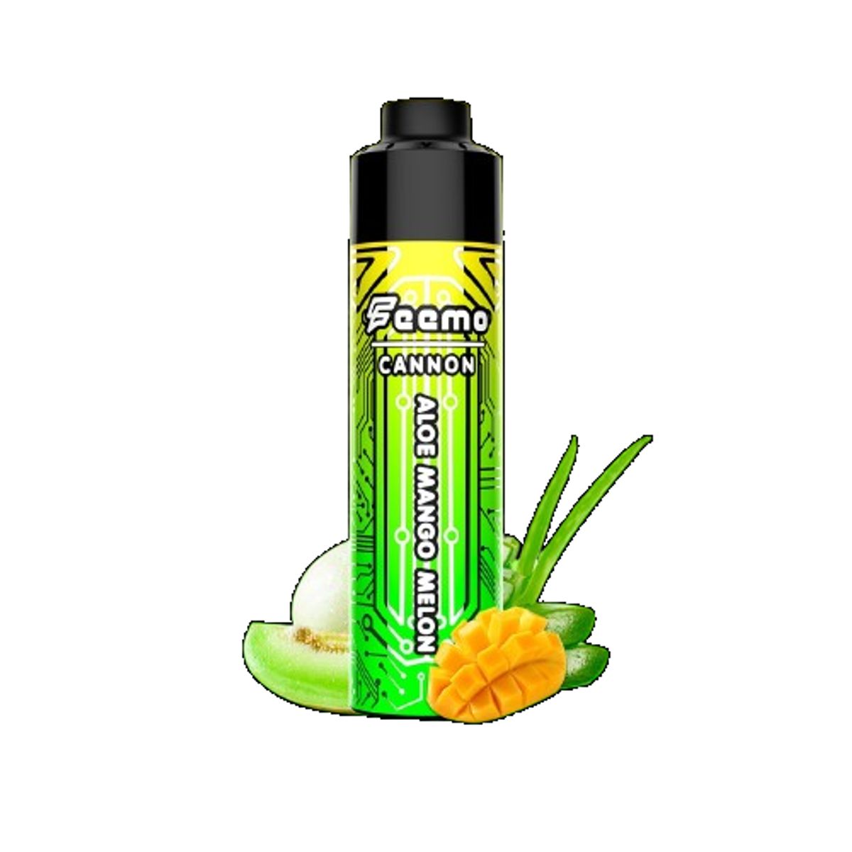GENERICO - Feemo CANNON 15000 puffs 0%, desechable - Aloe Mango Melon