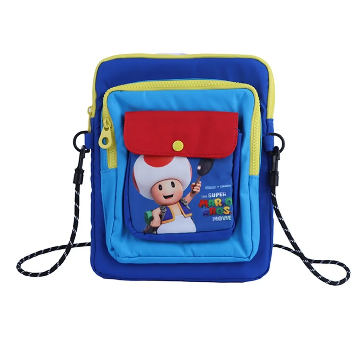 MINISO - BOLSO CROSSBODY CUADRADO COLECCIÓN MARIO BROS AZUL