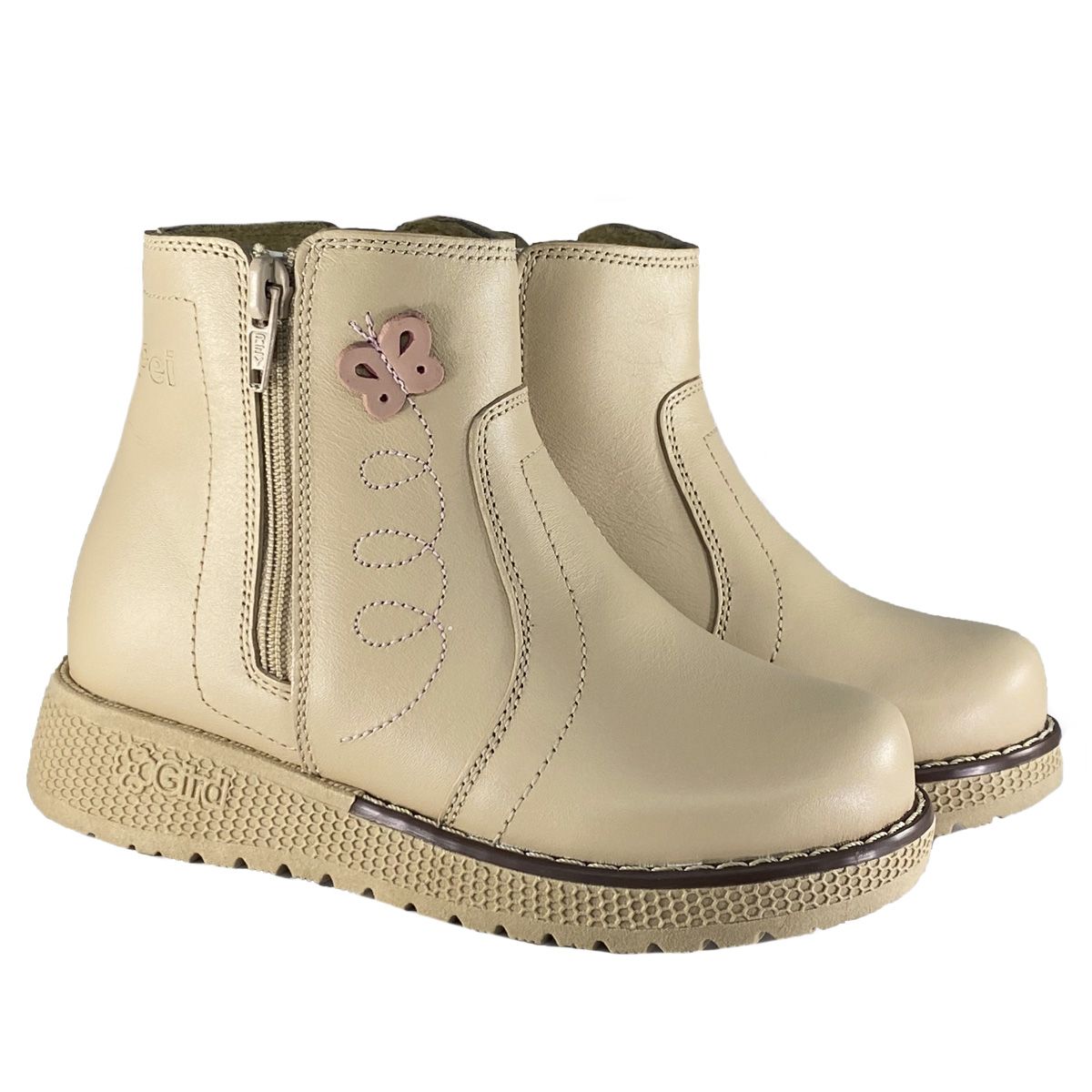 PEI UNIQUE OUTFIT - Bota Niña Pei Uou Selene Coffie Neegro Beige Nude
