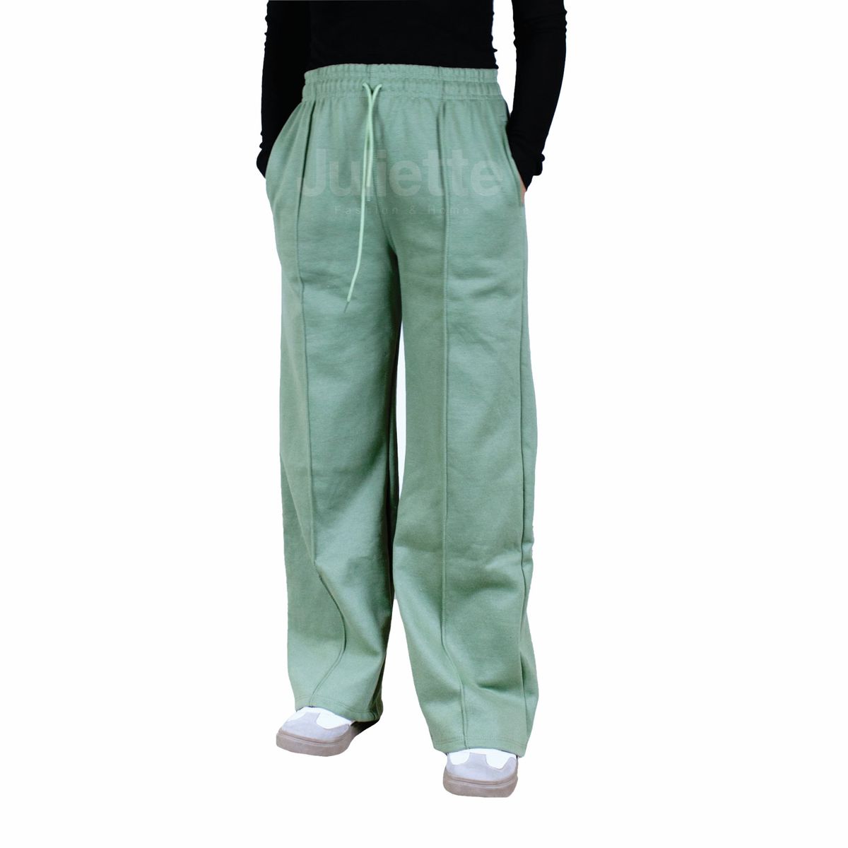 GENERICO - JOGGER PALAZO PANTALON DE FRANELA DAMA