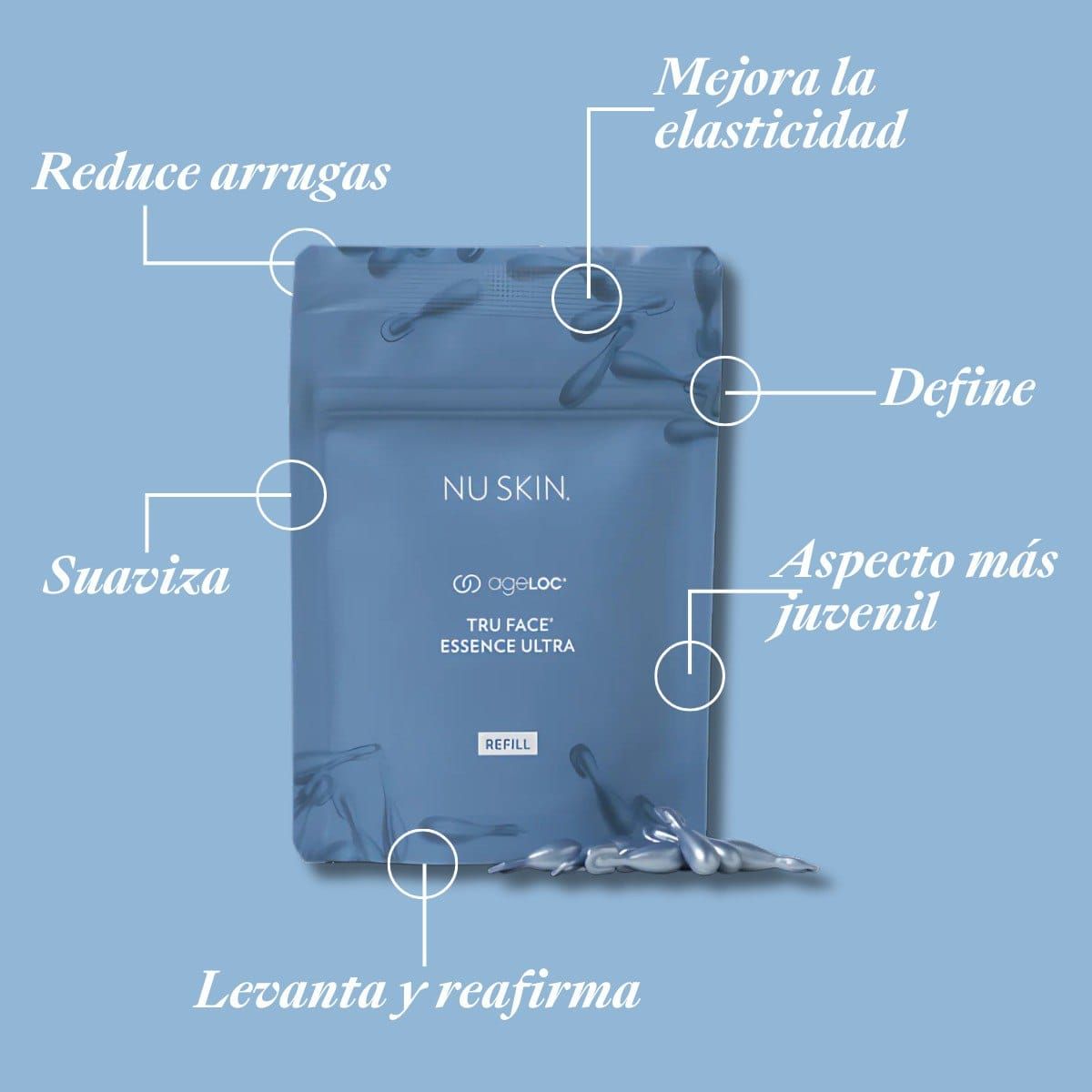 NU SKIN - TRU FACE ESSENCE ULTRA BOLSA 30 UNID (FIRMEZA ROSTRO) BY NU SKIN - USA