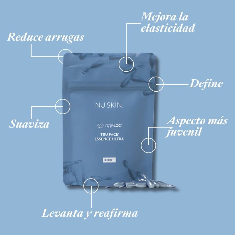 NU SKIN - TRU FACE ESSENCE ULTRA BOLSA 30 UNID (FIRMEZA ROSTRO) BY NU SKIN - USA