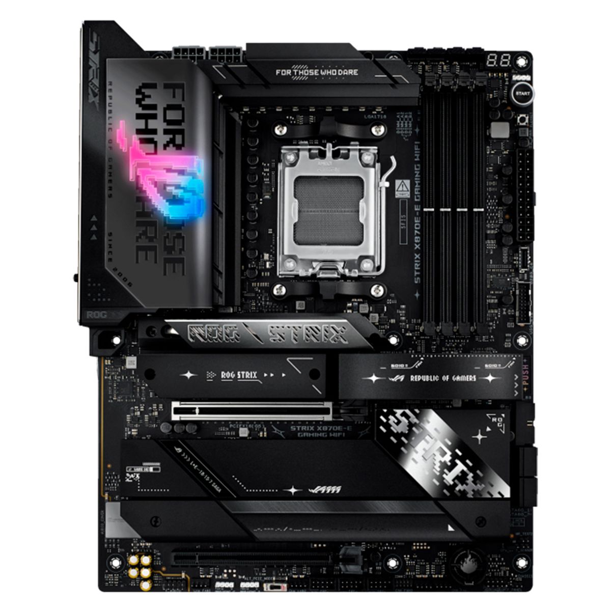 ASUS - Motherboard ASUS ROG STRIX X870E-E GAMING WIFI AMD X870E AM5 ATX