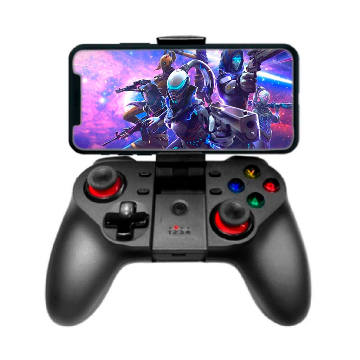 SEISA - Mando Gamepad Turbo Bluetooth Seisa Sj1019 Para Smartphone PC y Tablet