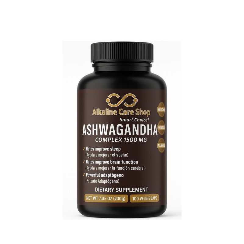 ALKALINE CARE - Ashwagandha (1500mg) 100 cápsulas