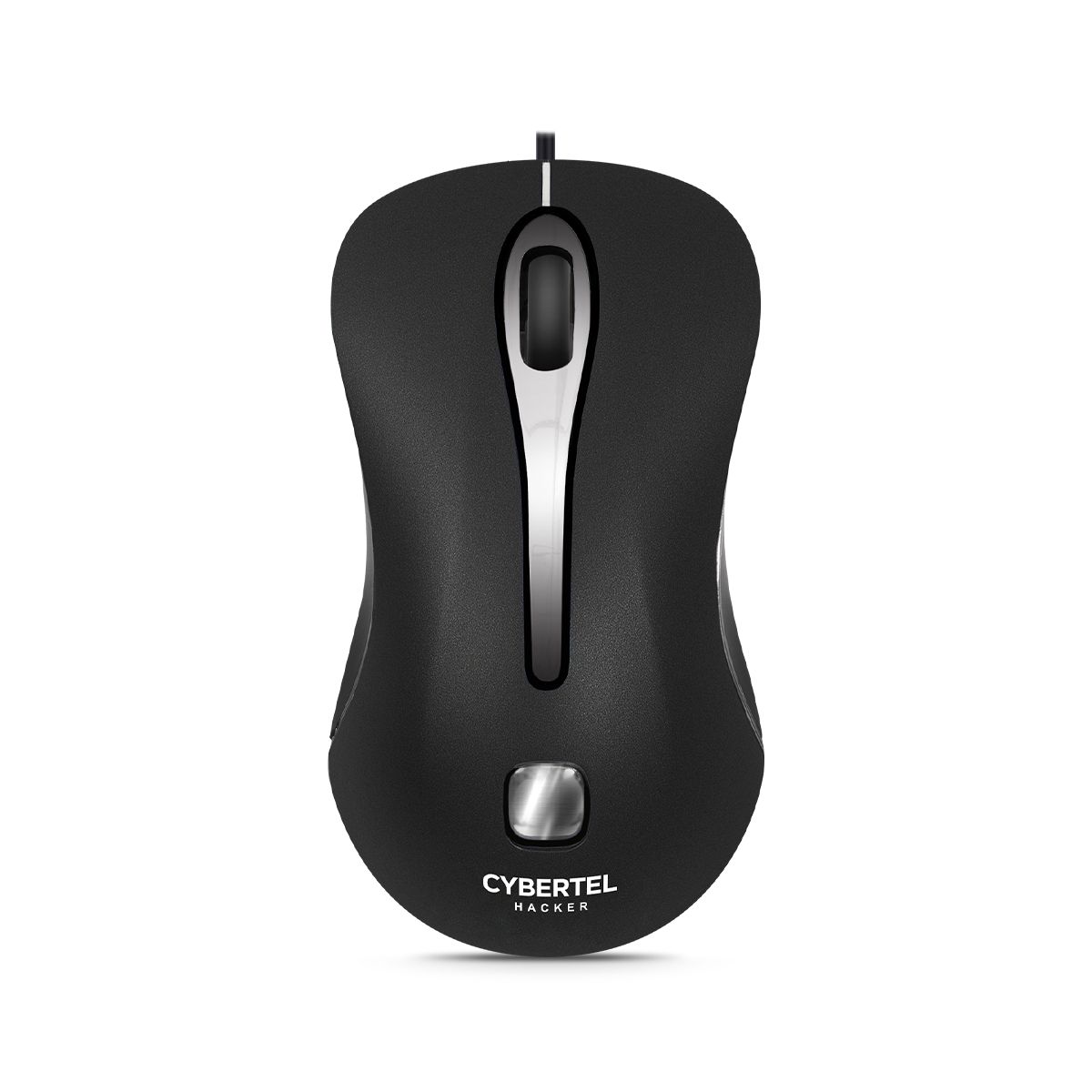 CYBERTEL - Mouse Oficina Alambrico Negro Cybertel Hacker CYB M217+