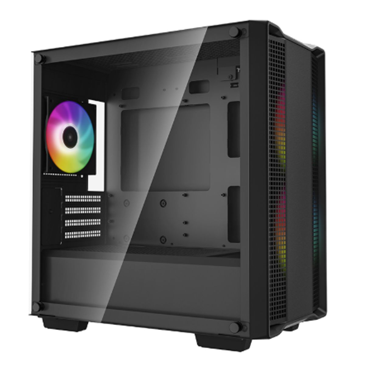 DEEPCOOL - Case CC360 ARGB Placa Base Mini-ITX  M-ATX DEEPCOOL