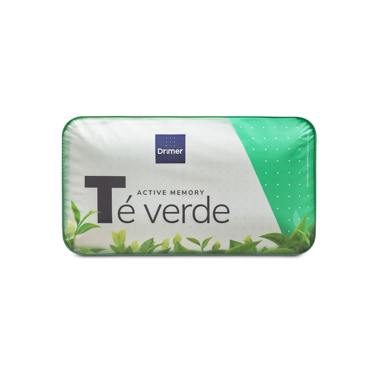 DRIMER - Almohada Active Memory Té Verde - Queen (70x40 cm)