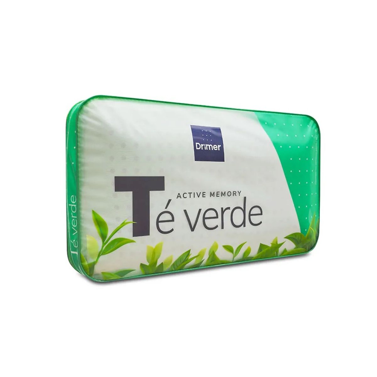 DRIMER - Almohada Active Memory Té Verde - Queen (70x40 cm)