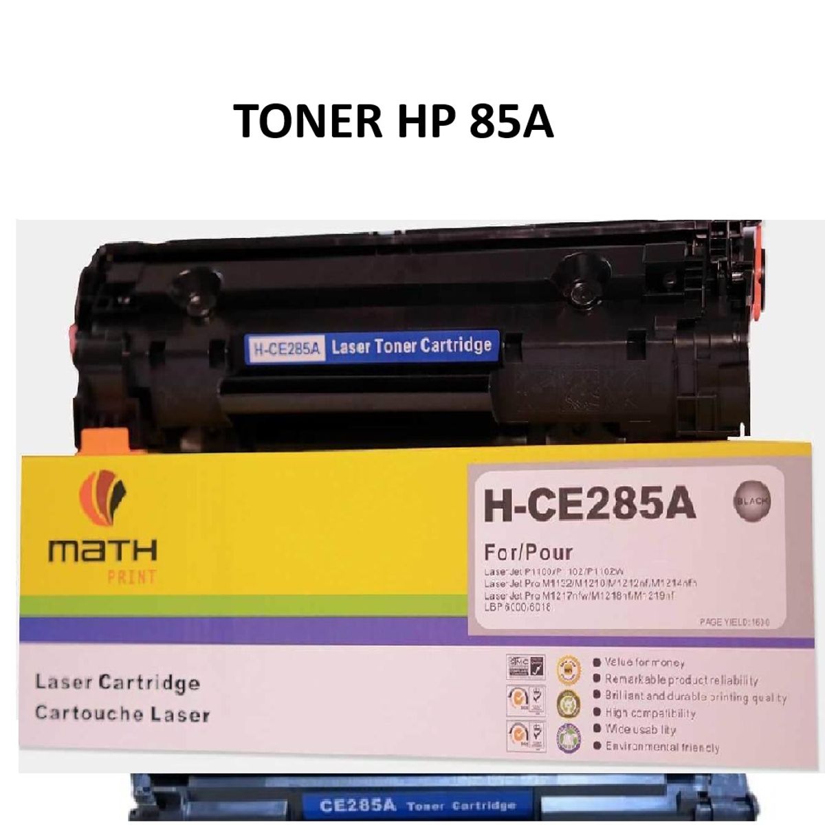 GENERICO - TONER COMPATIBLE HP 85A NEGRO