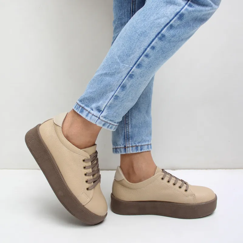 MARIBU - ZAPATILLAS MARIBU PURO CUERO 656