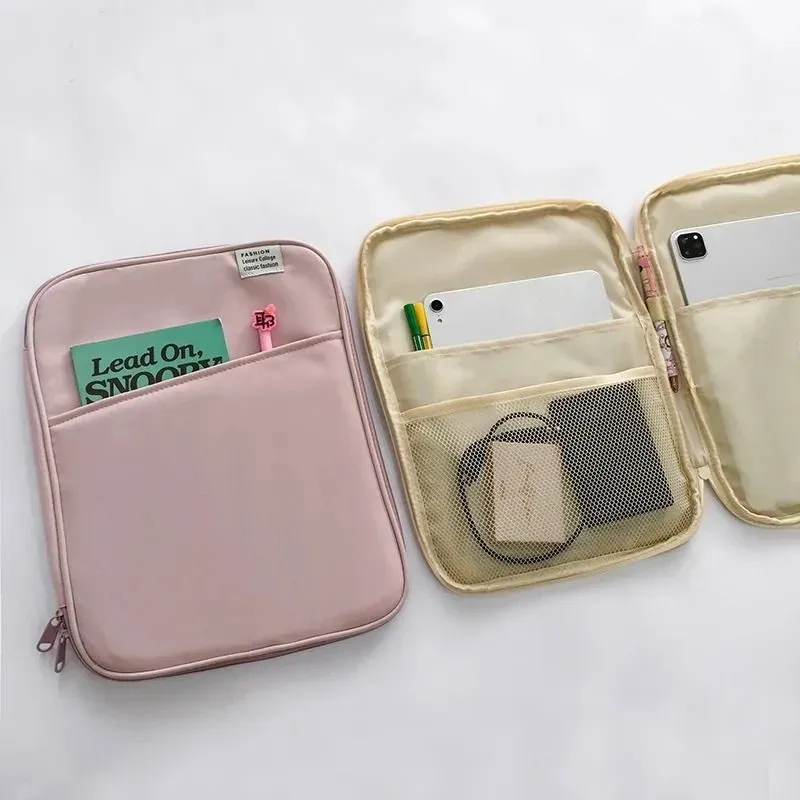 GENERICO - Funda Organizadora para Tablet / Ipad y Accesorios 11 pulgadas -ROSADO