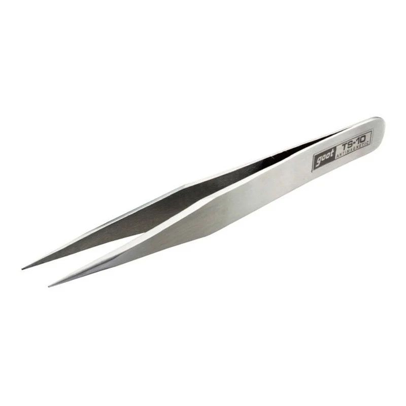 GOOT - Pinza Antiestática De Precisión Ts-10 Goot