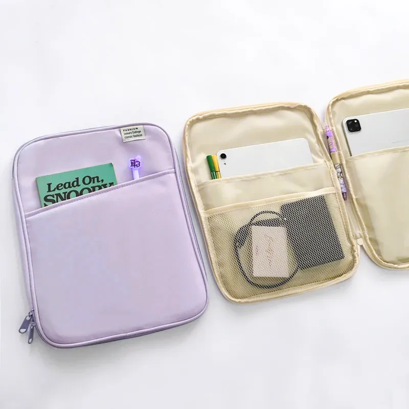 GENERICO - Funda Organizadora para Tablet / Ipad y Accesorios 11 pulgadas - LILA