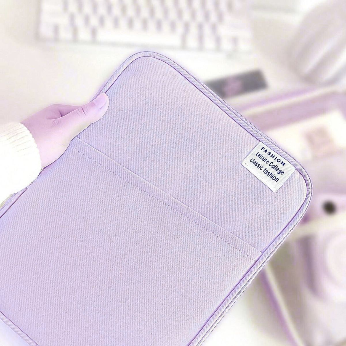 GENERICO - Funda Organizadora para Tablet / Ipad y Accesorios 11 pulgadas - LILA